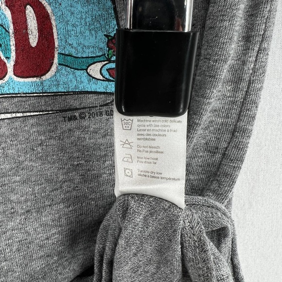 CHASER X FREE PEOPLE Grateful Dead Tee Shirt Womens Small Gray Short Sleeve Crew - Picture 9 of 9